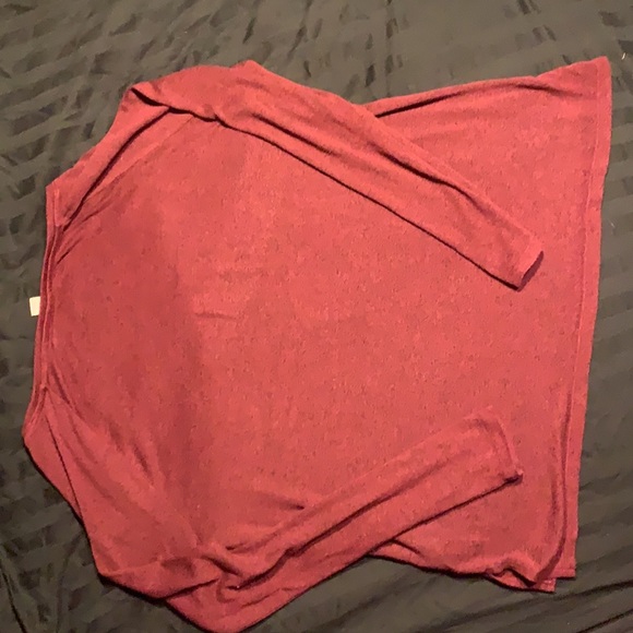Old Navy Top Luxe Burgundy SZ Small - Picture 5 of 5